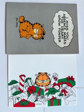 Garfield vintage 1978 Holiday Greeting Cards